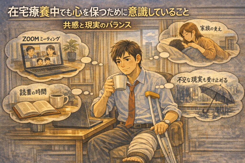 在宅療養中でも心を保つために意識していること｜共感と現実のバランス