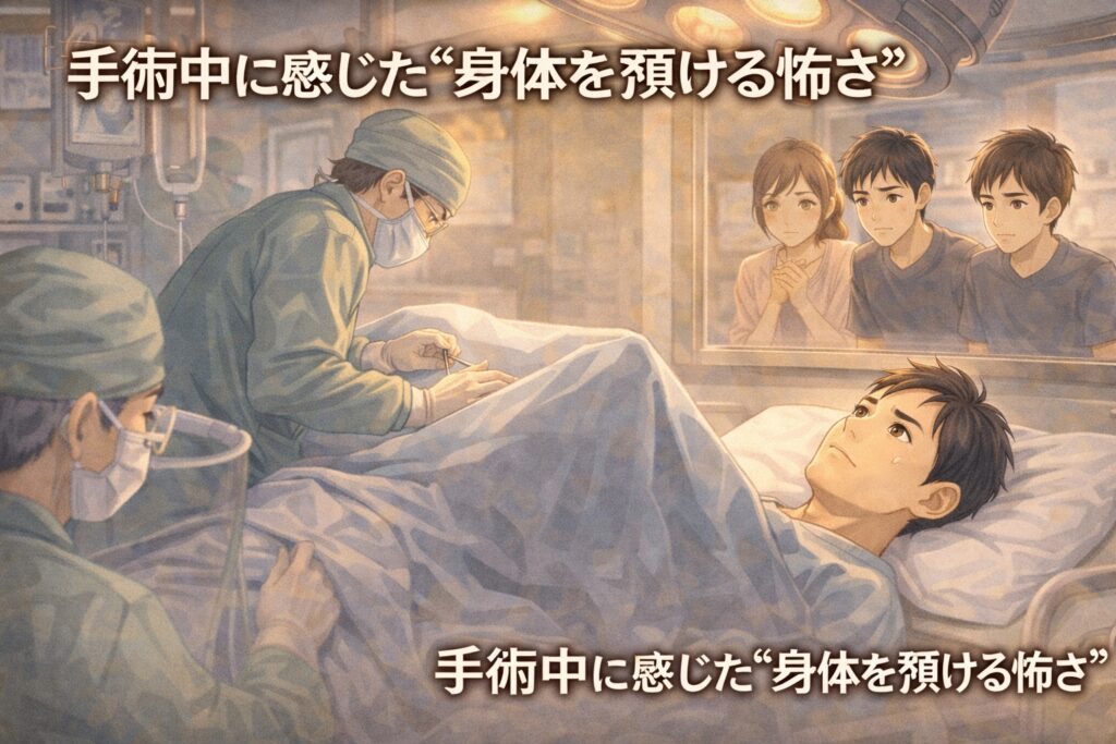 アキレス腱断裂　手術　怖さ