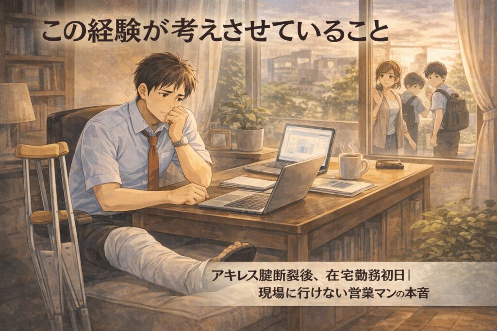 アキレス腱断裂から考えさせられること