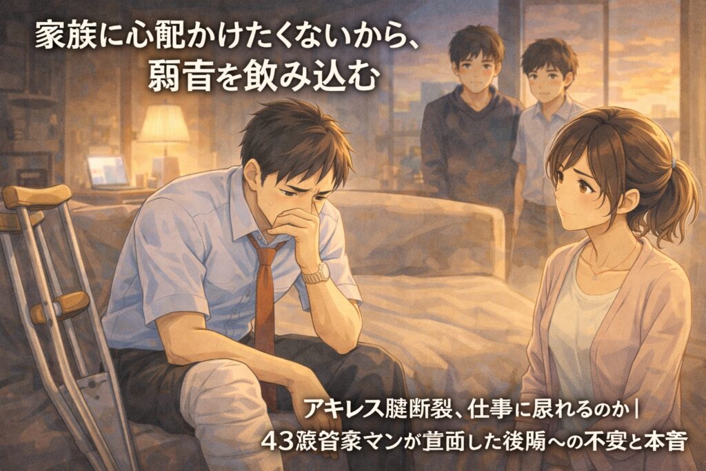 アキレス腱断裂　家族　心配