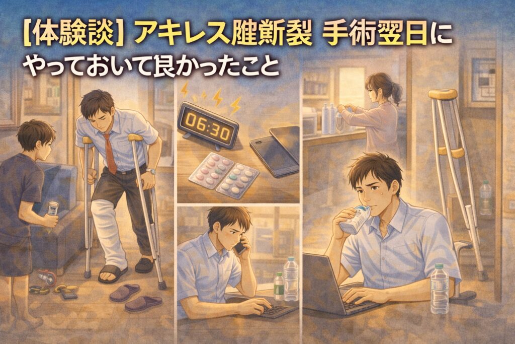 同じ境遇の人に何を発信できるのか分からないという本音|アキレス腱断裂の生活記録