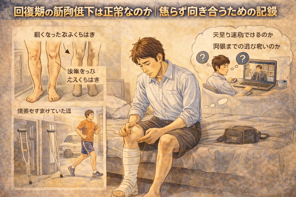 回復期の筋肉低下は正常なのか｜焦らず向き合うための記録