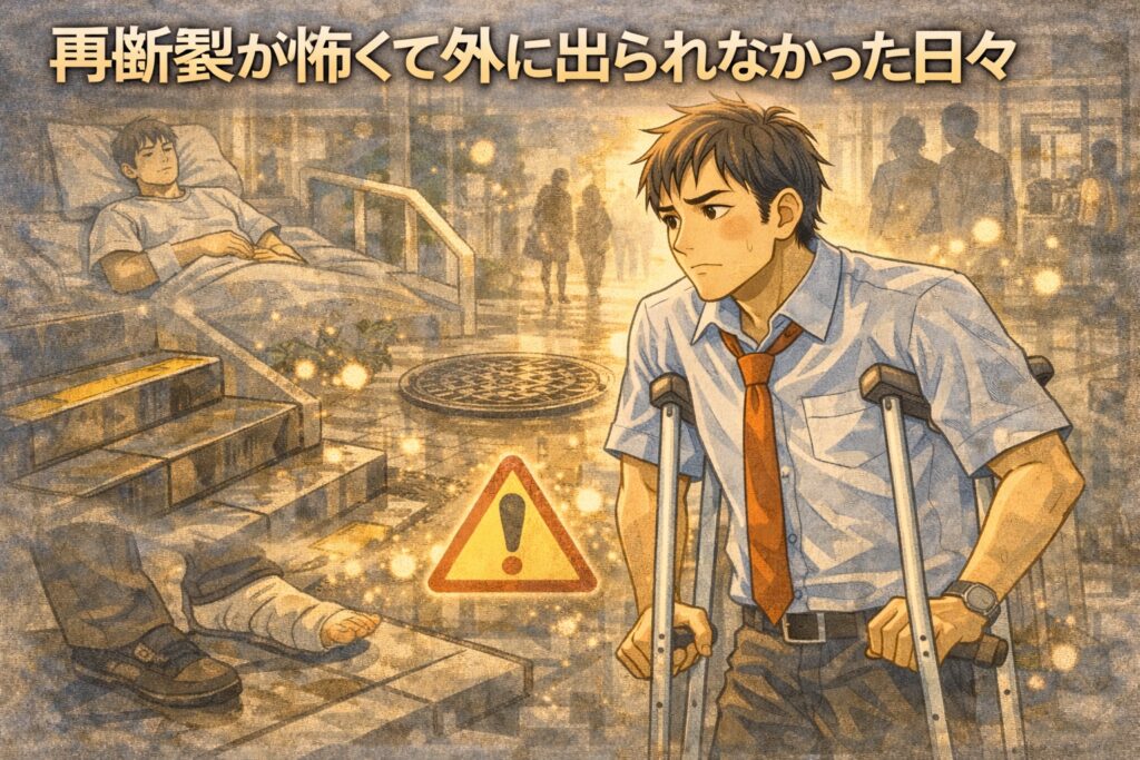 再断裂が怖くて外に出られなかった日々