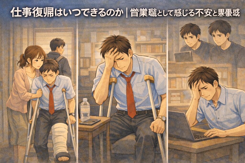 仕事復帰はいつできるのか｜営業職として感じる不安と罪悪感