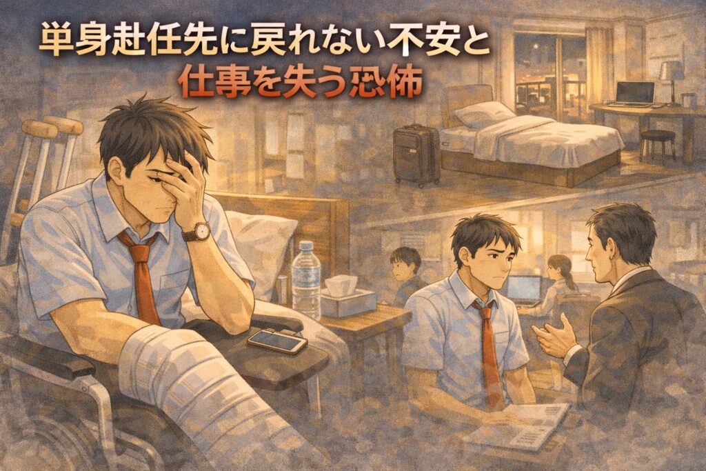 単身赴任先に戻れない不安と仕事を失う恐怖