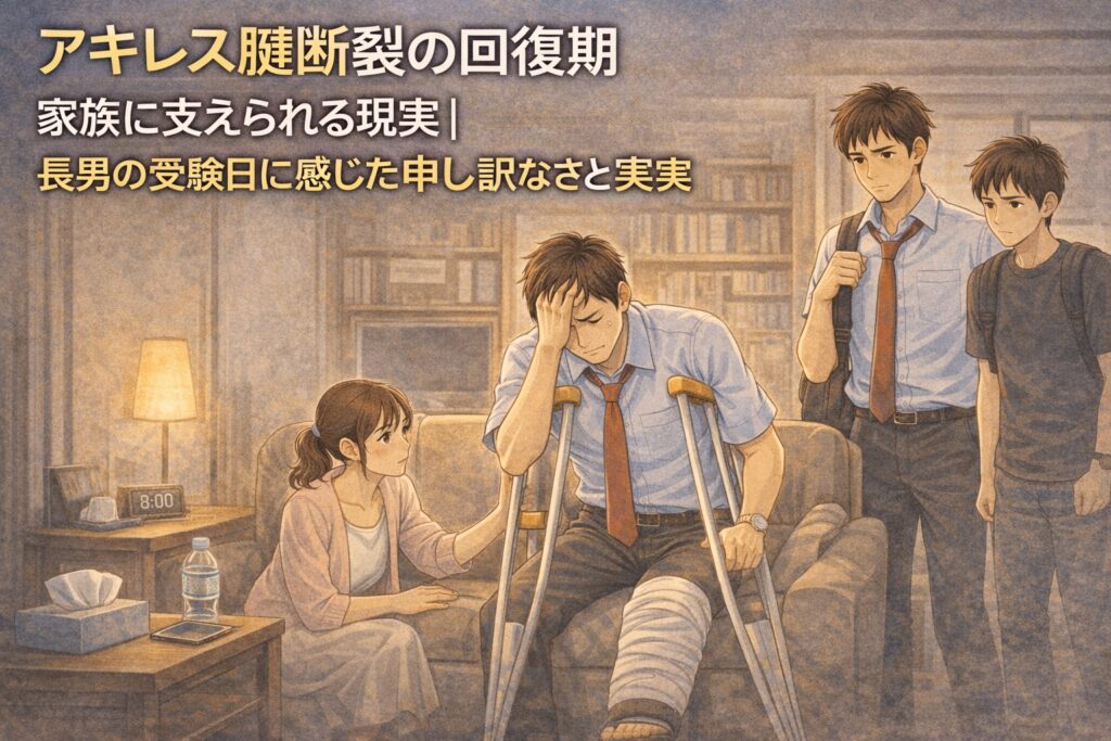 家族に支えられる回復期｜長男の受験日に感じた申し訳なさと現実