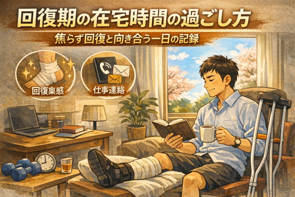 回復期の在宅時間の過ごし方｜焦らず回復と向き合う一日の記録