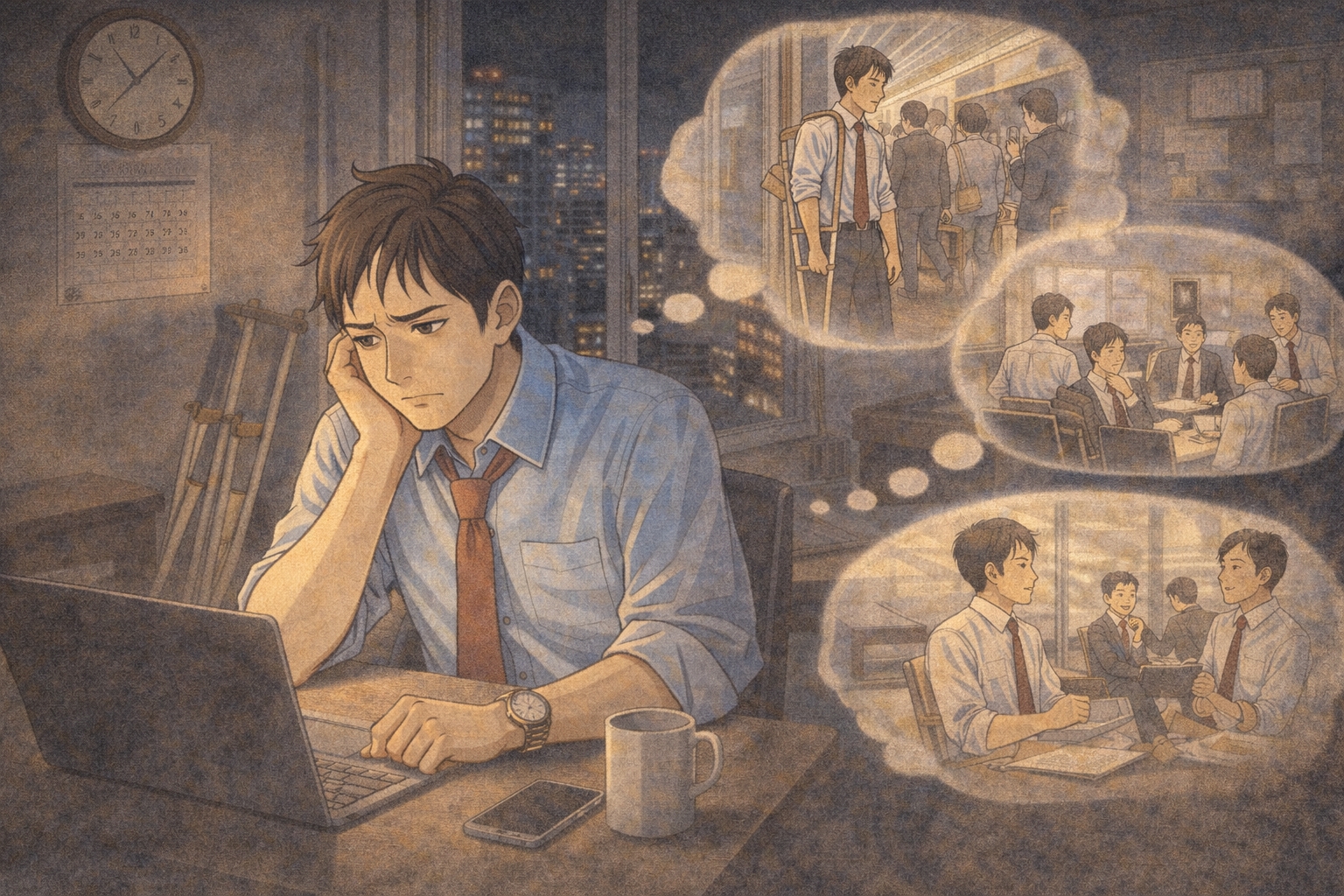 アキレス腱断裂で価値観が変わった｜副業が進まない現実と会社員の時間の重さを考えた