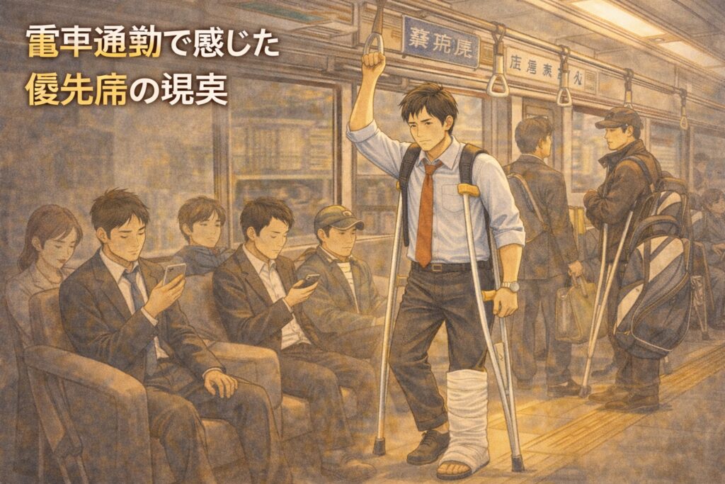 電車通勤で感じた優先席の現実